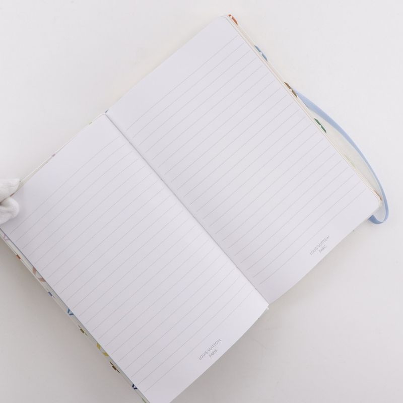 Louis Vuitton Lvtm Notebook MM Jane Takashi Murakami Paper White Other — view 6