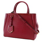 Fendi Petit Toujours 2-Way Shoulder 8 Bh253 Leather Red Handbag — view 2