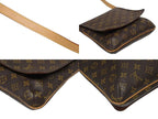Louis Vuitton Monogram Musette Salsa Shoulder Bag Brown Vachetta Leather Gold — view 6