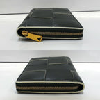 Bottega Veneta Cassette Zip Around Wallet RFID Intrecciato Leather — view 5