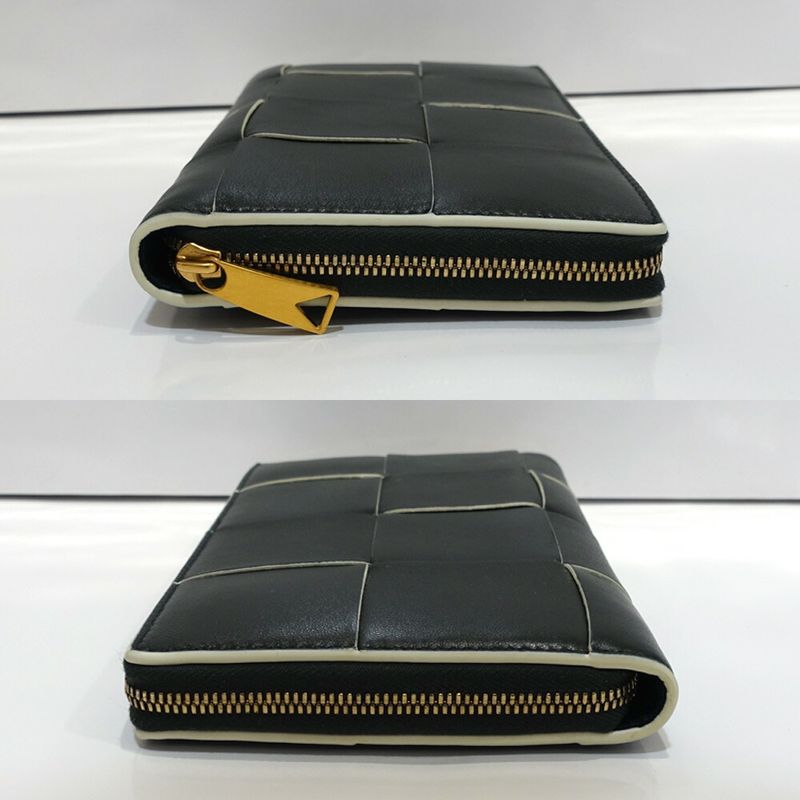 Bottega Veneta Cassette Zip Around Wallet RFID Intrecciato Leather — view 5