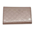 Gucci 6 key Case Guccissima Heart Double G Pink — view 4