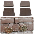 Gucci 6 key Case Guccissima Heart Double G Pink — view 9
