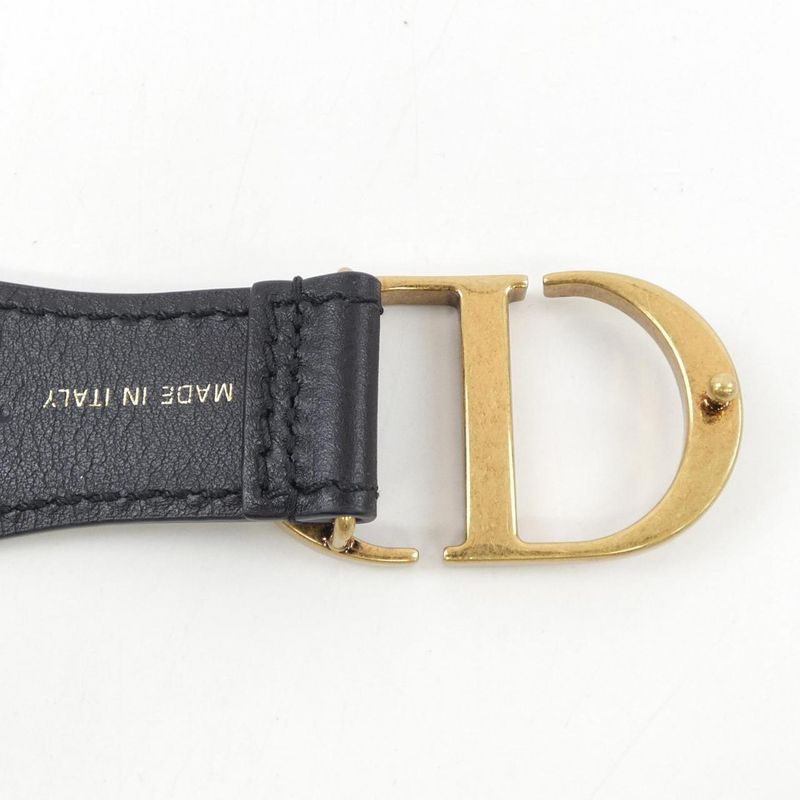 Christian Dior Embroidery Size 70 Purple Belt — view 4