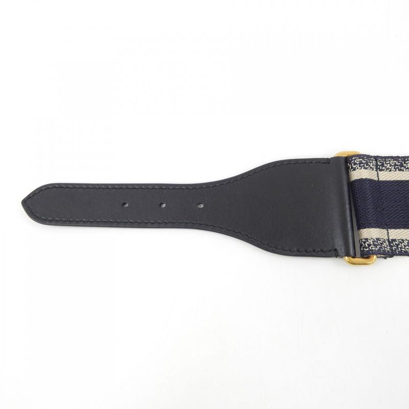 Christian Dior Embroidery Size 70 Purple Belt — view 5