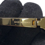 Hermes Glove Holder Ideal Black Champagne Gold Metal Gloves — view 7