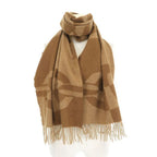 Hermes Avalon III Brown Wool Scarf — view 8