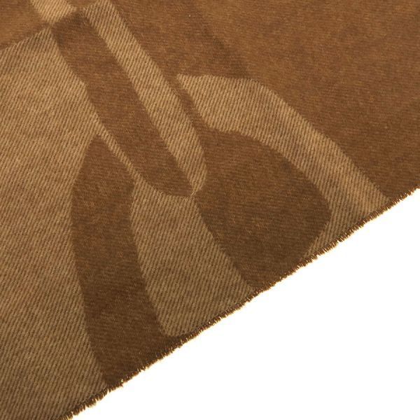 Hermes Avalon III Brown Wool Scarf — view 6