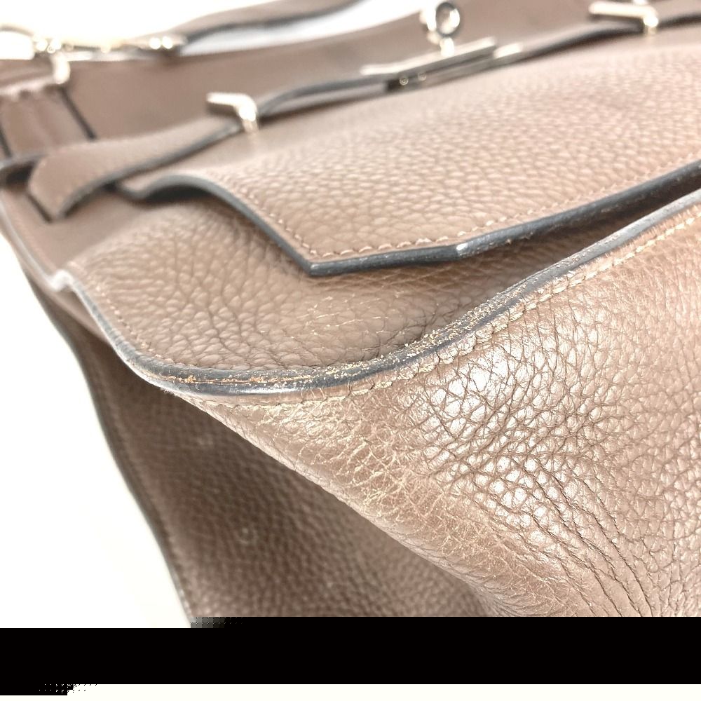Hermes Shoulder Bag GypsieRe 34 Taurillon Clemence Dark Brown — view 7