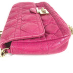 Dior Cannage Logo Leather Pink — view 8