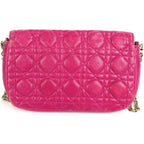 Dior Cannage Logo Leather Pink — view 2