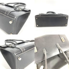 Hermes Handbag Drag 27 Leather Gray — view 7