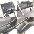 Hermes Handbag Drag 27 Leather Gray — view 8