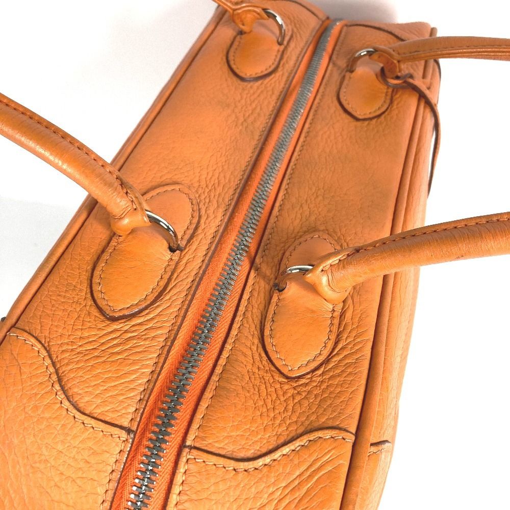 Hermes Handbag Omnibus Mm Leather Orange — view 5