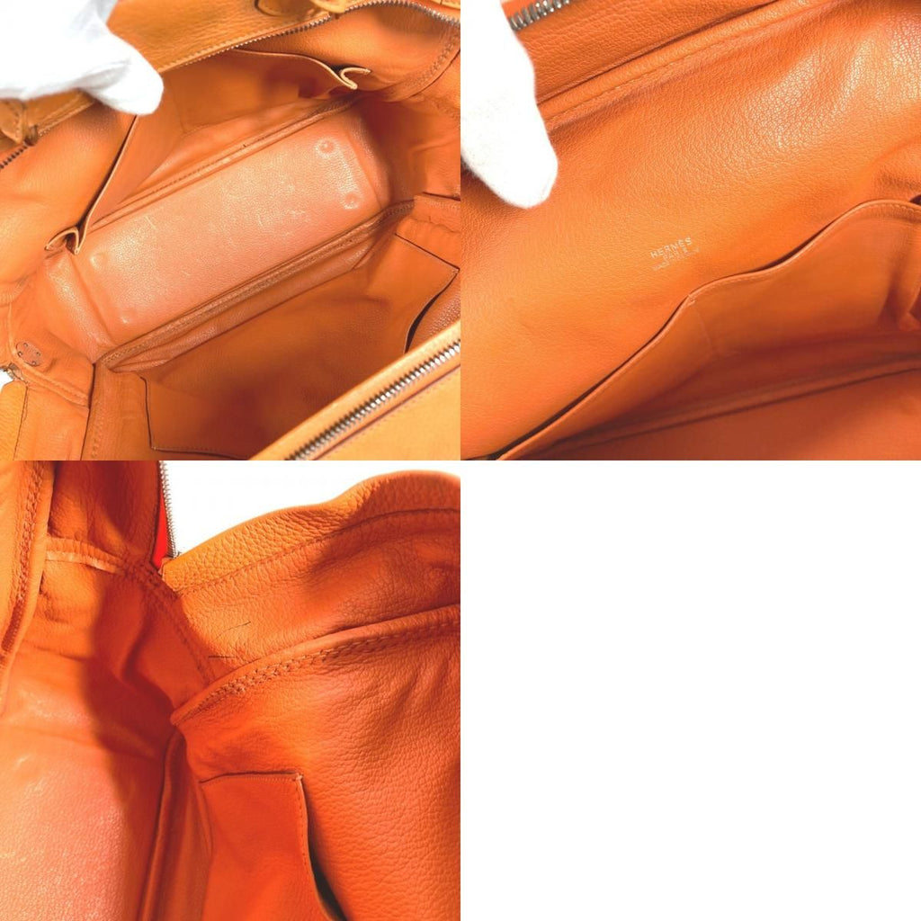 Hermes Handbag Omnibus Mm Leather Orange — view 9
