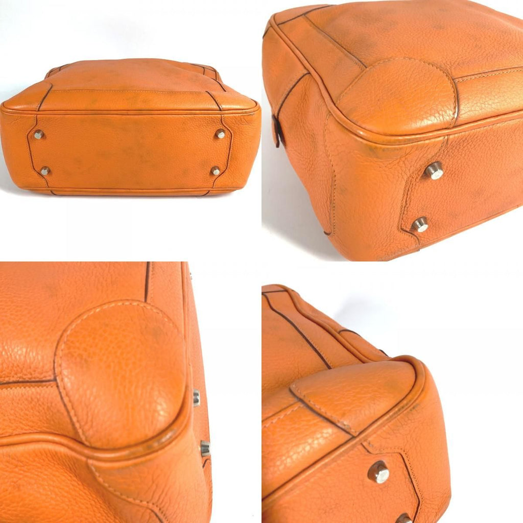 Hermes Handbag Omnibus Mm Leather Orange — view 8