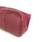 Hermes Pouch Garden Party Ttpm Toile Officier Red — view 7