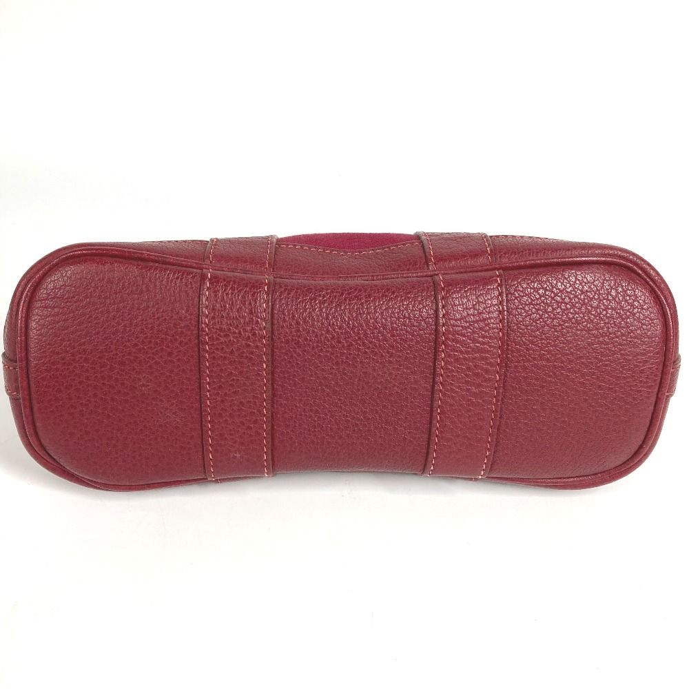 Hermes Pouch Garden Party Ttpm Toile Officier Red — view 6
