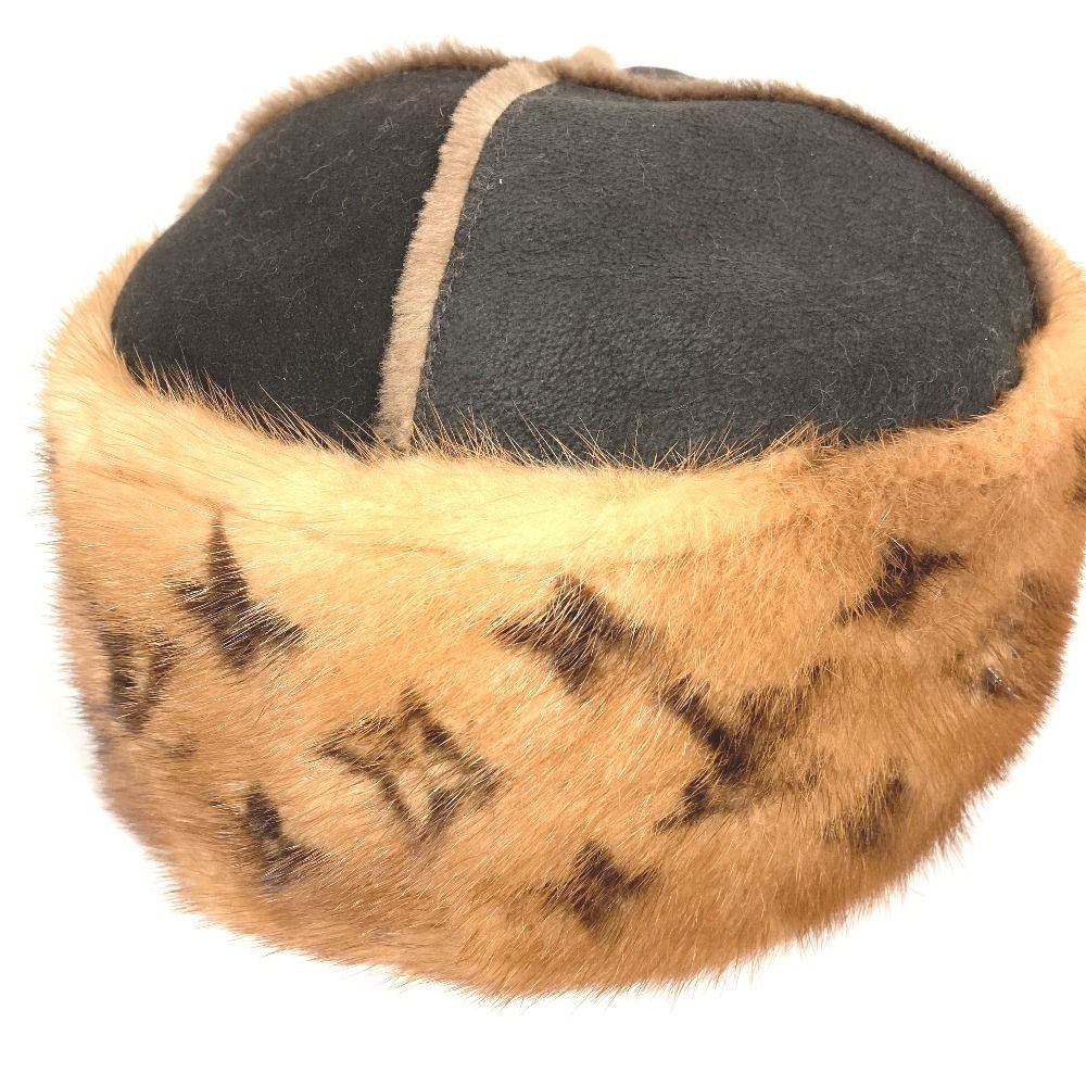 Louis Vuitton Hat Cossack Fur Mink Brown — view 6