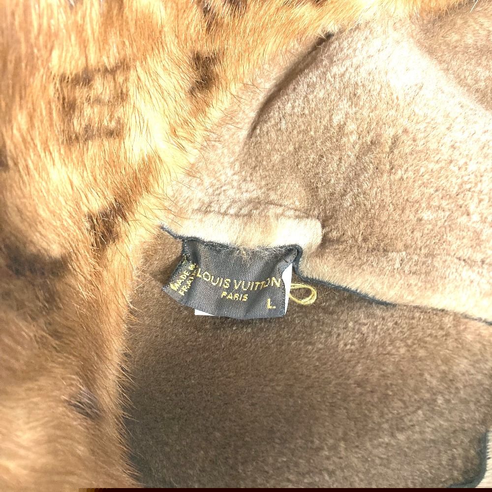 Louis Vuitton Hat Cossack Fur Mink Brown — view 8