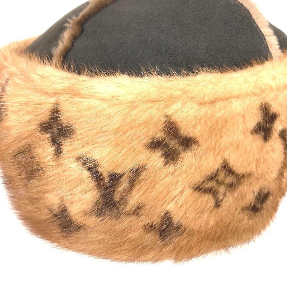 Louis Vuitton Hat Cossack Fur Mink Brown — view 4