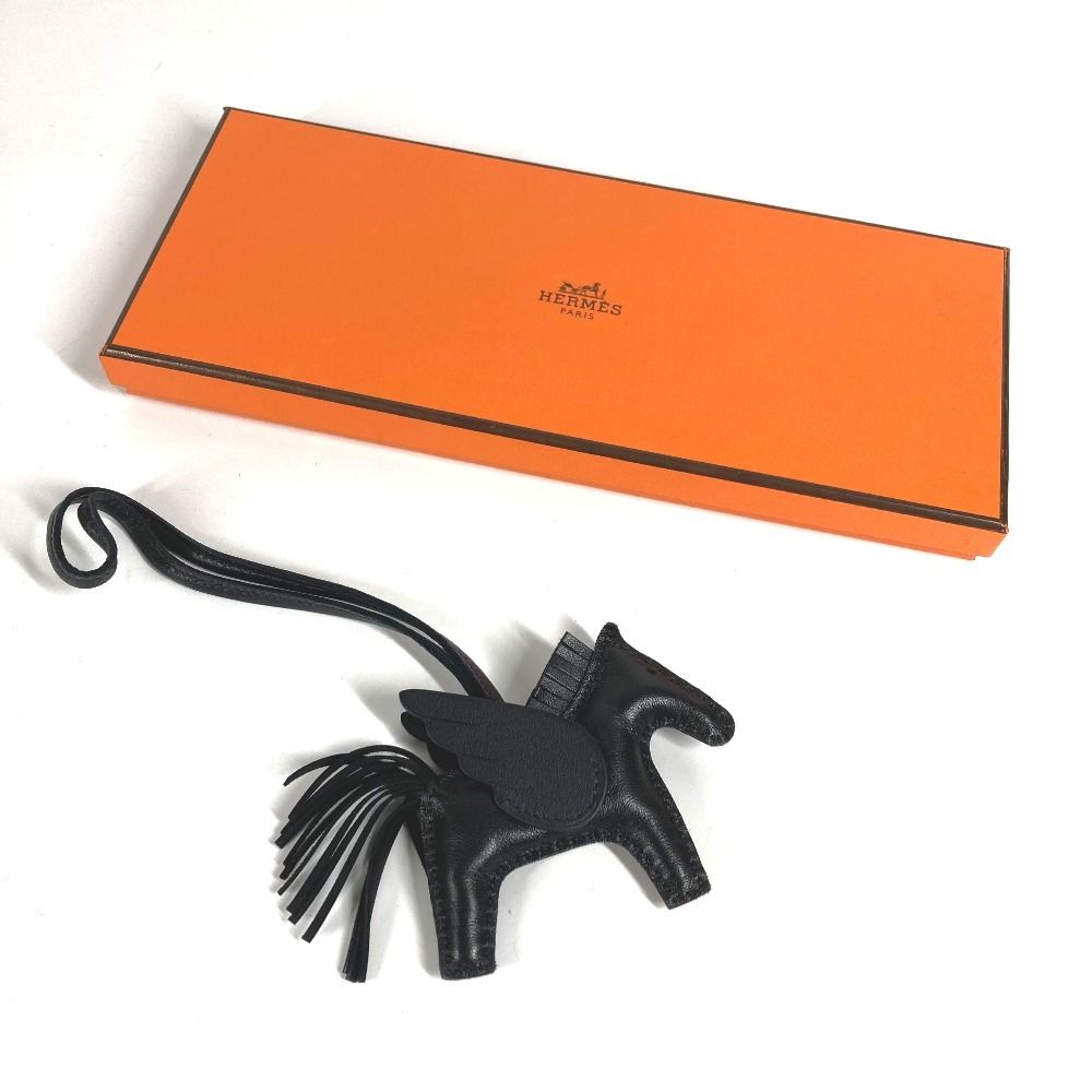Hermes Charm Rodeo Pegase Pegasus PM Agno Milo Black — view 9
