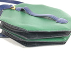 Hermes Shoulder Bag Bandoneon Leather Green Blue — view 6