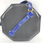 Hermes Shoulder Bag Bandoneon Leather Green Blue — view 2
