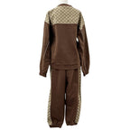Gucci Set GG Canvas Cotton Jersey Brown Beige XS — view 4
