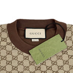 Gucci Set GG Canvas Cotton Jersey Brown Beige XS — view 6