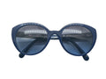 Chanel Wellington Sunglasses Eyewear CC Logo Enamel Acetate Blue Green