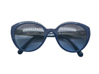 Chanel Wellington Sunglasses Eyewear CC Logo Enamel Acetate Blue Green