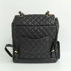 Chanel Spirit Chain Backpack Quilted Black — view 3