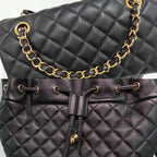 Chanel Spirit Chain Backpack Quilted Black — view 8