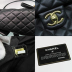 Chanel Spirit Chain Backpack Quilted Black — view 9