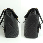 Chanel Spirit Chain Backpack Quilted Black — view 4