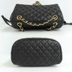 Chanel Spirit Chain Backpack Quilted Black — view 5