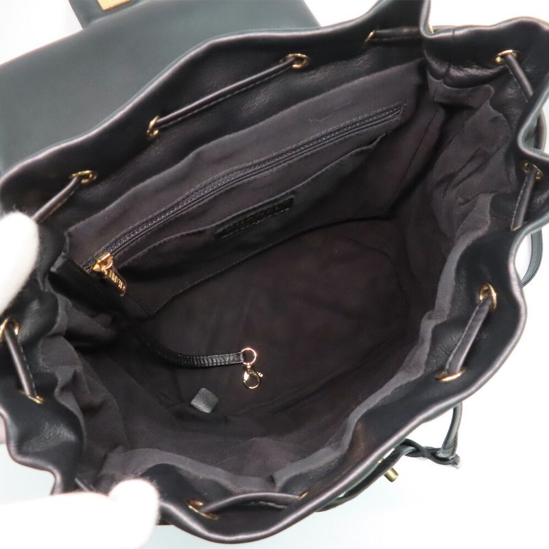 Chanel Spirit Chain Backpack Quilted Black — view 6