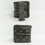 Louis Vuitton Rocca-dop Kit Brushed-monogram Black Silver — view 5