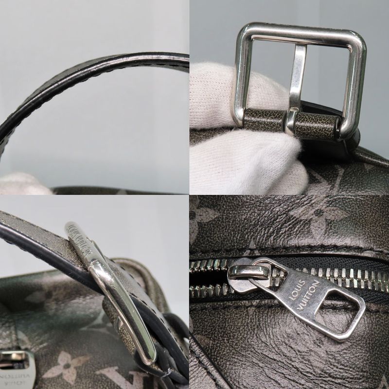 Louis Vuitton Rocca-dop Kit Brushed-monogram Black Silver — view 9