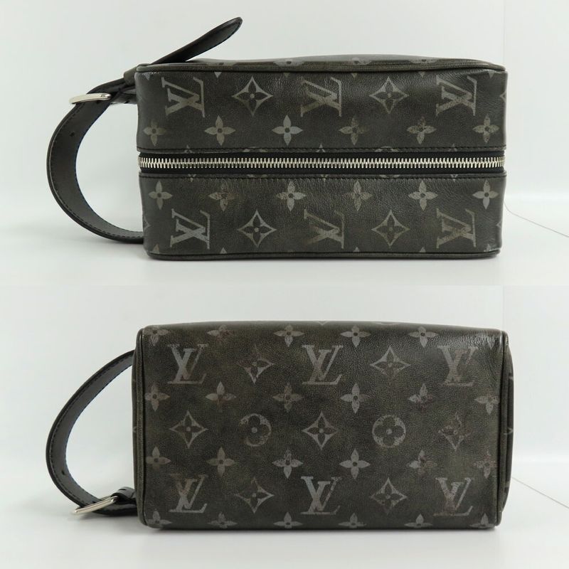 Louis Vuitton Rocca-dop Kit Brushed-monogram Black Silver — view 4