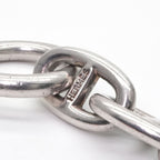 Hermes Chaine D'ancre Bracelet Bangle Cuff 925 Silver — view 5