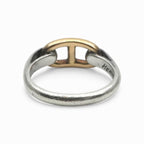 Hermes Chaine D'ancre Ring 750 925 Silver — view 6