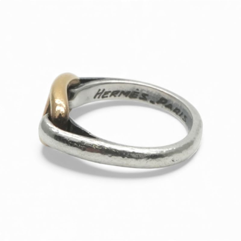 Hermes Chaine D'ancre Ring 750 925 Silver — view 4