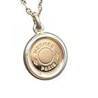 Hermes Serie Necklace Pendant Choker 750 925 Gold Silver Mini Chaine D'ancre — view 3