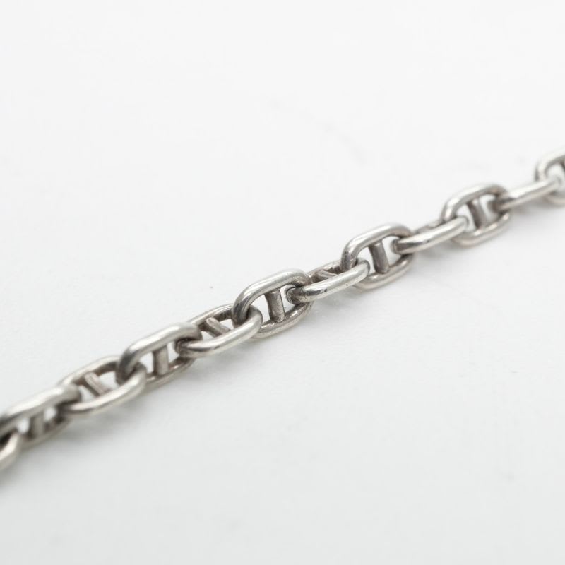 Hermes Serie Necklace Pendant Choker 925 Silver Mini Chaine D'ancre — view 4