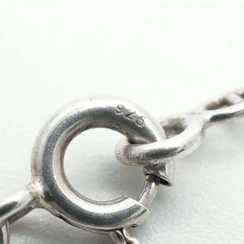 Hermes Serie Necklace Pendant Choker 925 Silver Mini Chaine D'ancre — view 7
