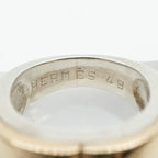 Hermes Ring Silver Combination Antique Garnet — view 8