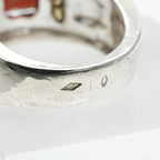 Hermes Ring Silver Combination Antique Garnet — view 7