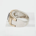 Hermes Ring Silver Combination Antique Garnet — view 4